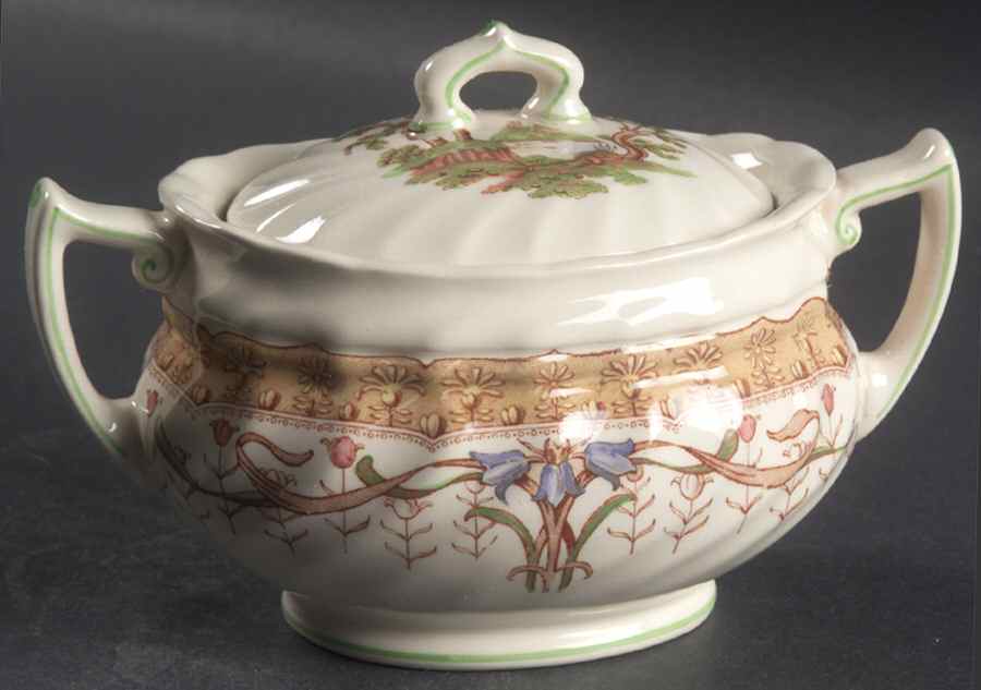 Michelham Sugar Bowl & Lid by Royal Doulton-1