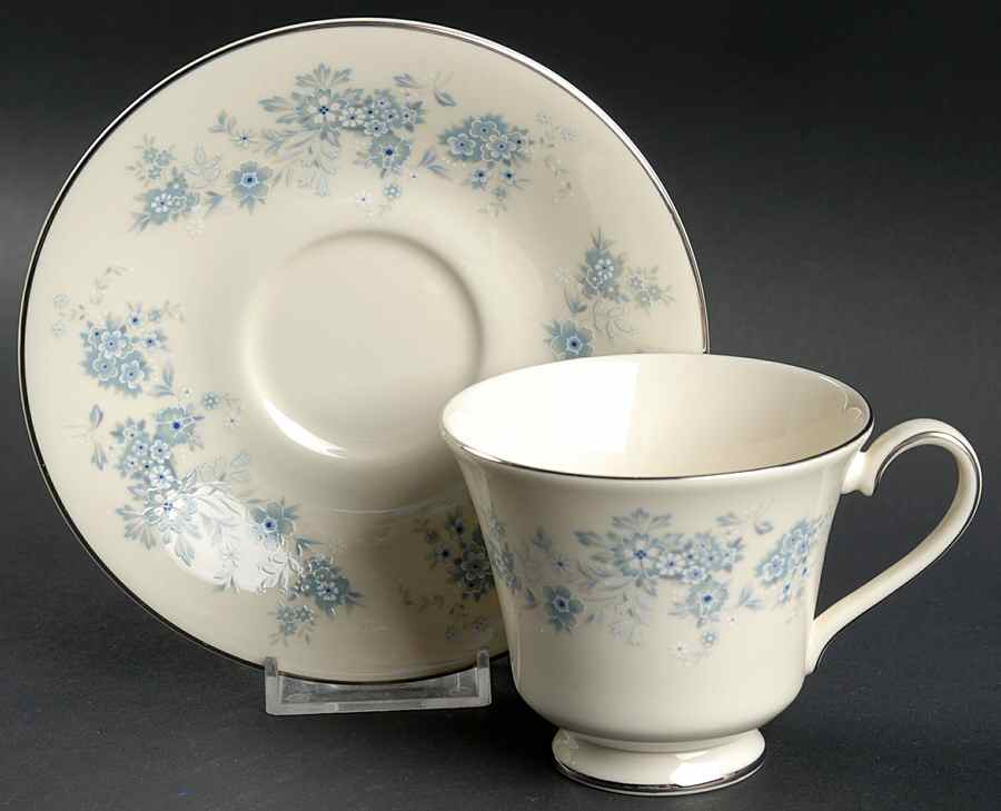 Michelle Footed Cup & Saucer Set by Royal Doulton-1
