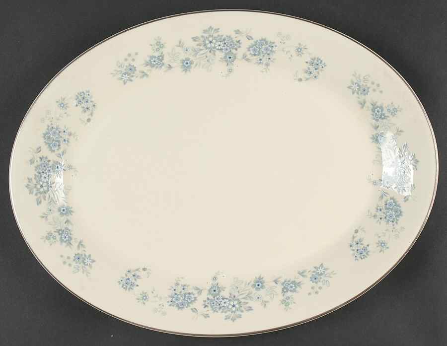 Michelle 13" Oval Serving Platter by Royal Doulton-1