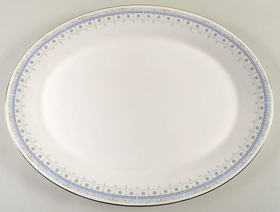 Mignonette 16" Oval Serving Platter by Royal Doulton-1