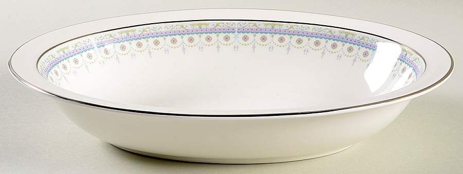 Mignonette 10" Oval Vegetable Bowl by Royal Doulton-1