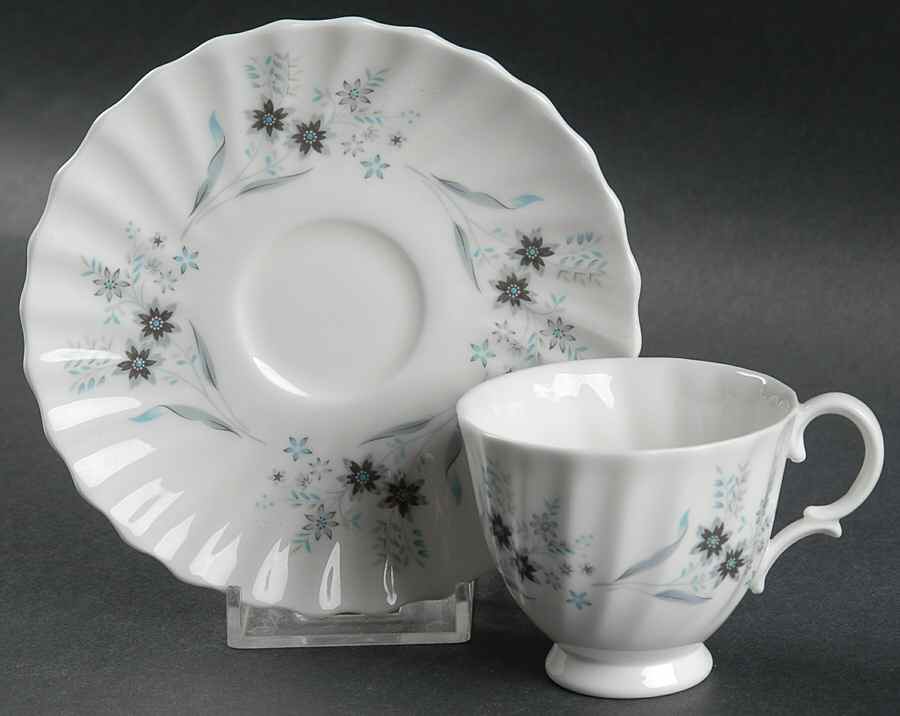 Millefleur Footed Demitasse Cup & Saucer Set by Royal Doulton-1