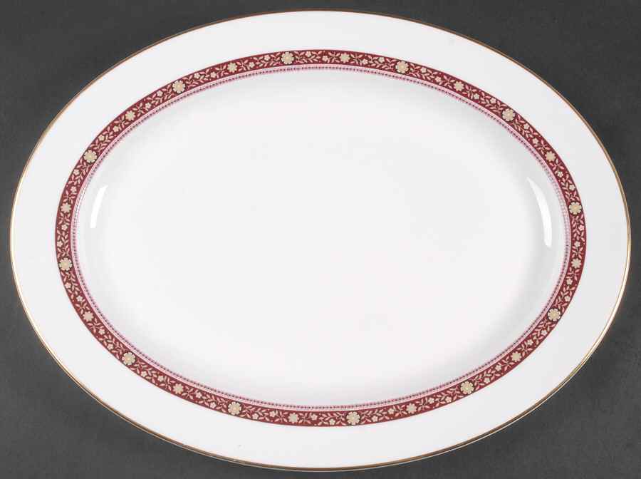 Minuet 16" Oval Serving Platter by Royal Doulton-1