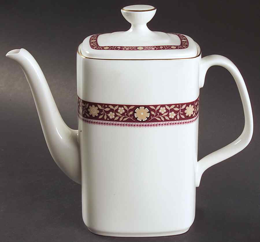 Minuet Coffee Pot & Lid by Royal Doulton-1