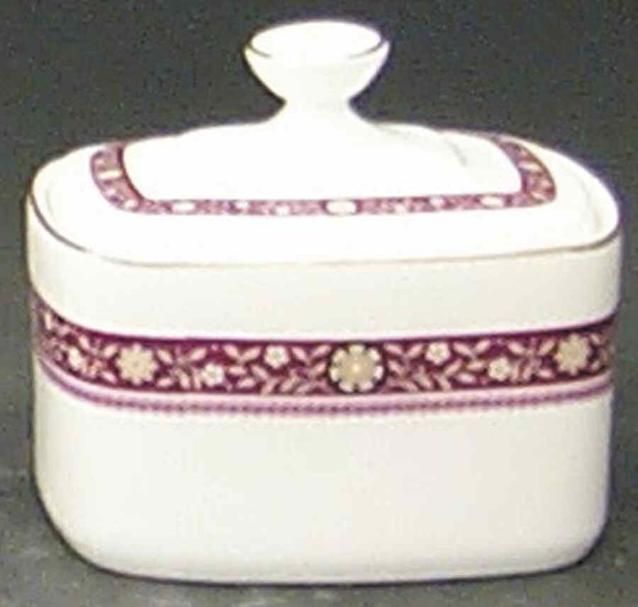 Minuet Sugar Bowl & Lid by Royal Doulton-1