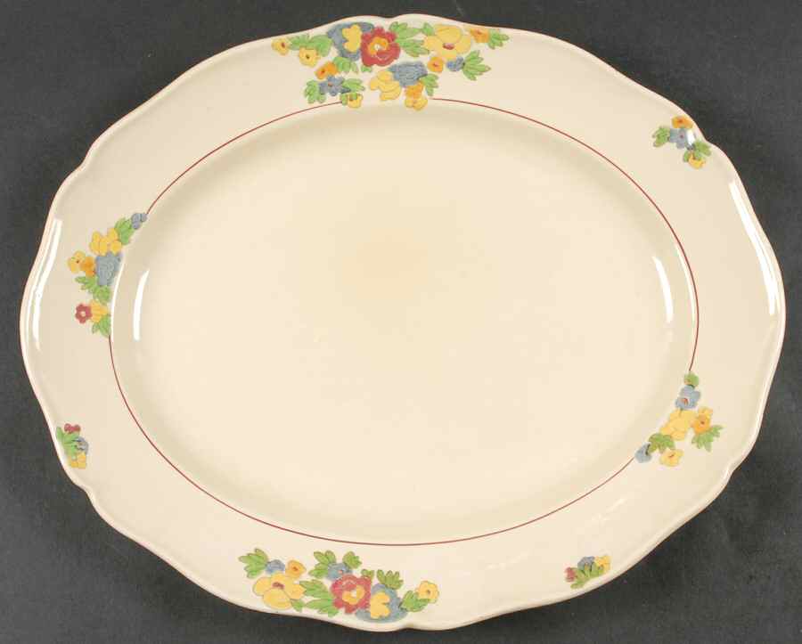 Minden 15" Oval Serving Platter by Royal Doulton-1