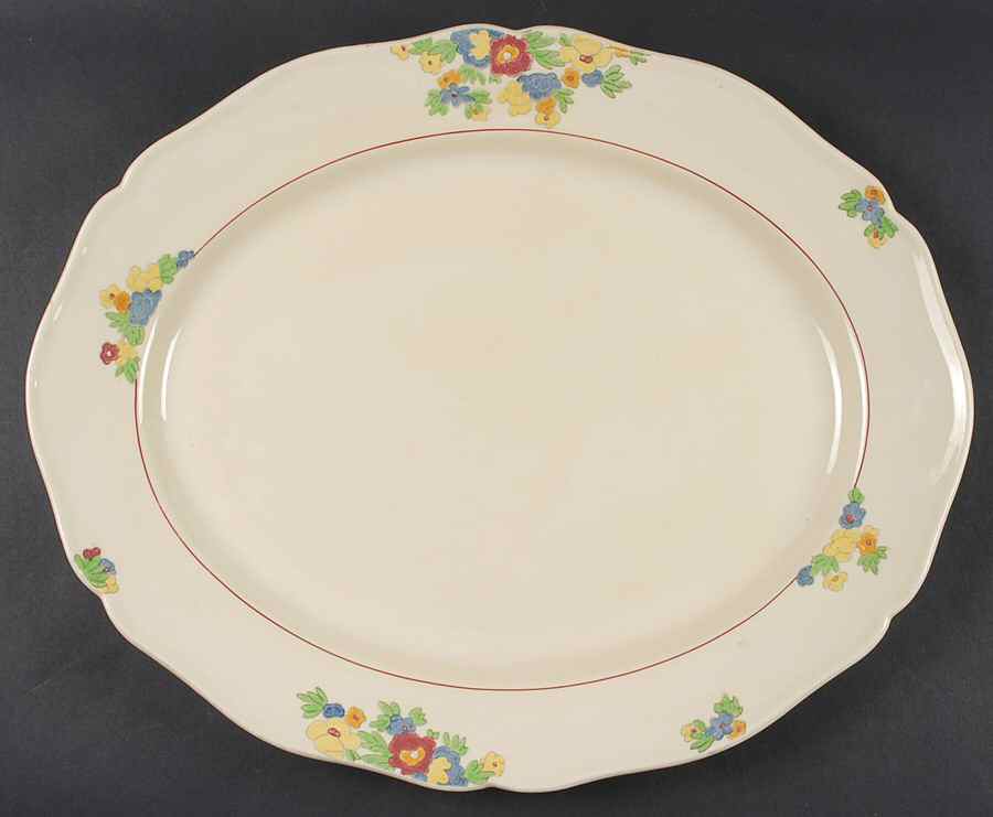 Minden 17" Oval Serving Platter by Royal Doulton-1
