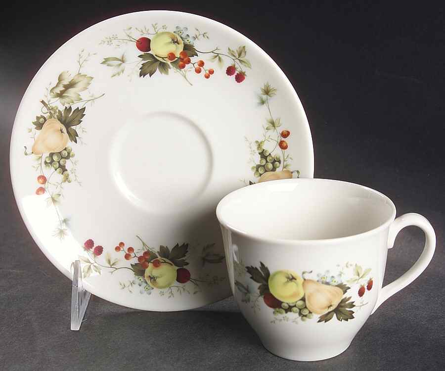 Miramont Flat Cup & Saucer Set by Royal Doulton-1