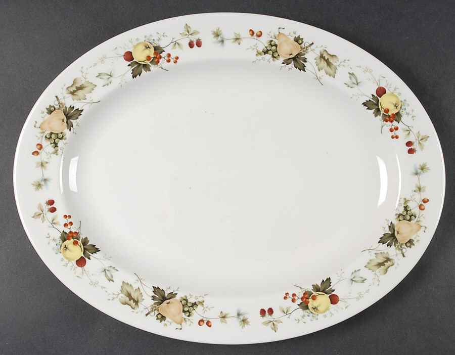 Miramont 13" Oval Serving Platter by Royal Doulton-1