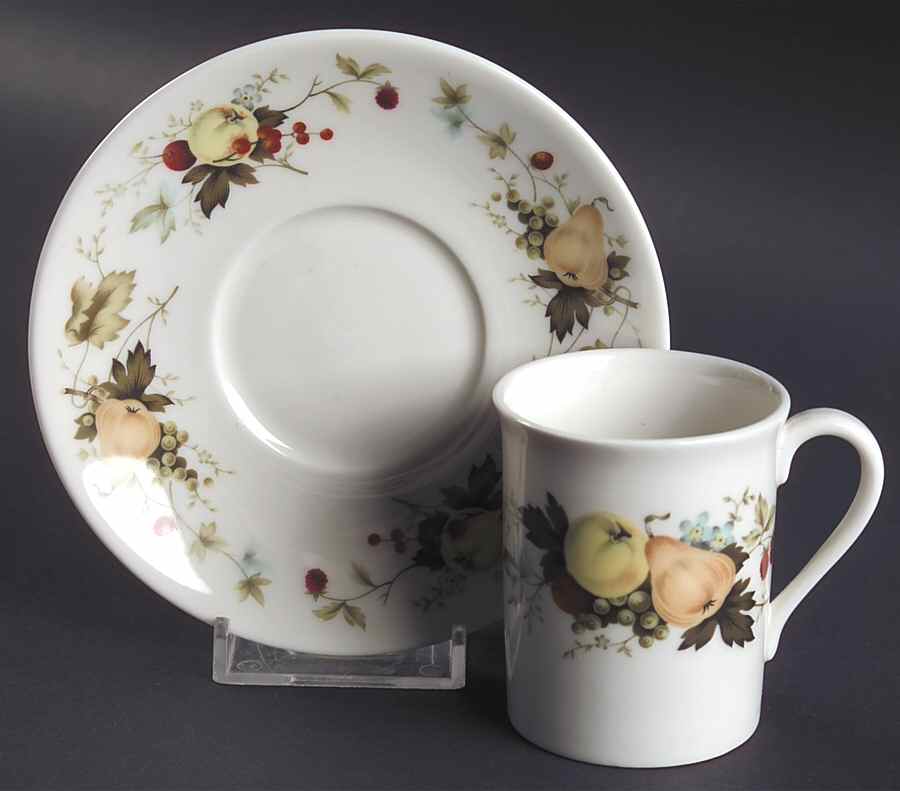 Miramont Flat Demitasse Cup & Saucer Set by Royal Doulton-1
