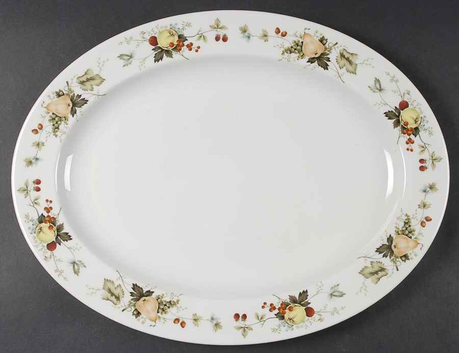 Miramont 16" Oval Serving Platter by Royal Doulton-1