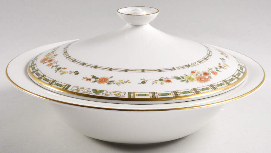 Mosaic Garden Round Covered Vegetable (RV10 Base) by Royal Doulton-1