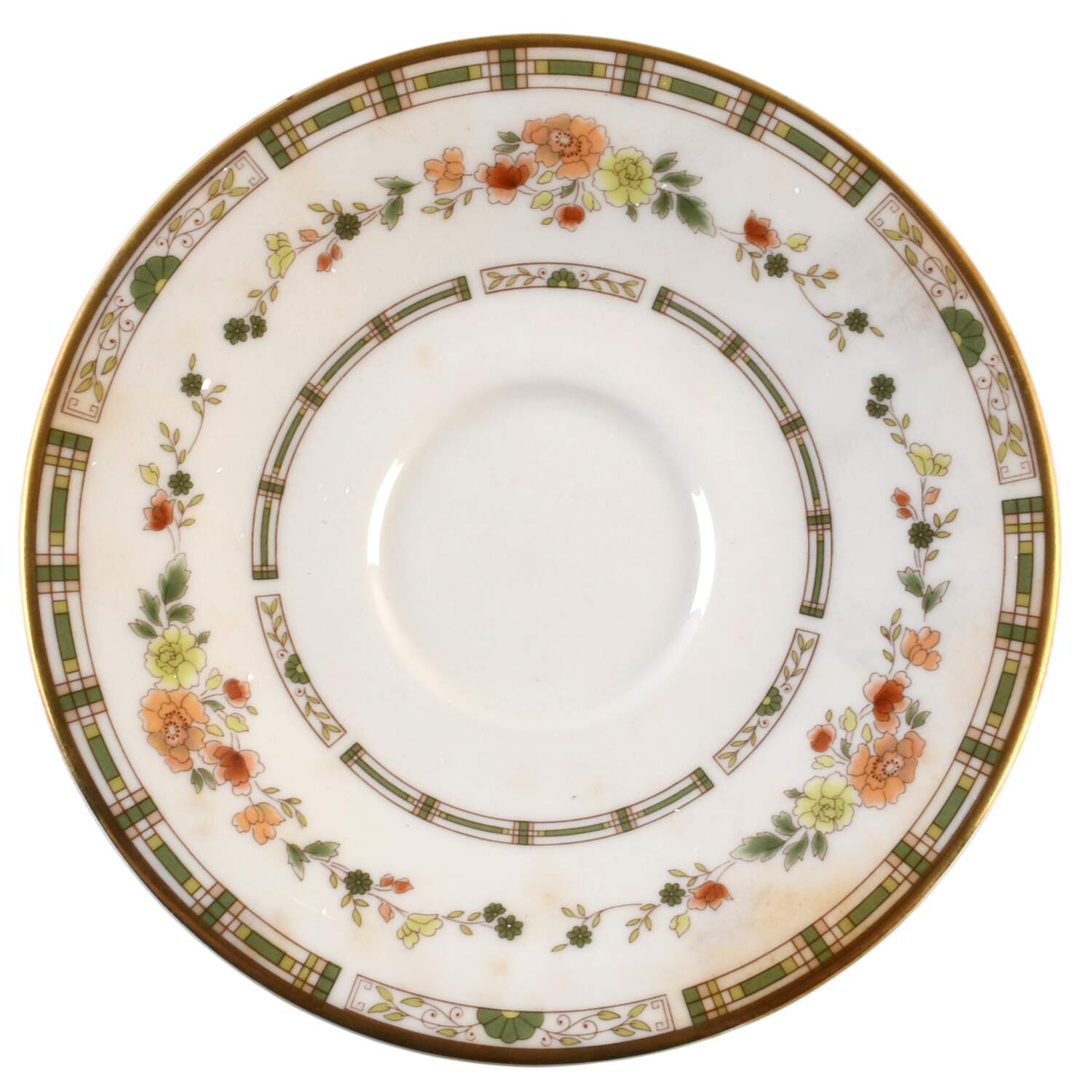 Mosaic Garden Saucer by Royal Doulton-1