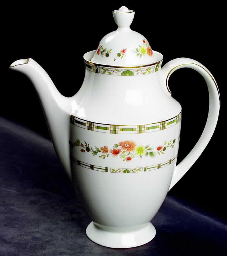 Mosaic Garden Coffee Pot & Lid by Royal Doulton-1