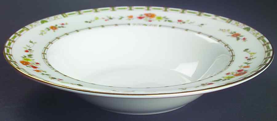 Mosaic Garden Large Rim Soup Bowl by Royal Doulton-1