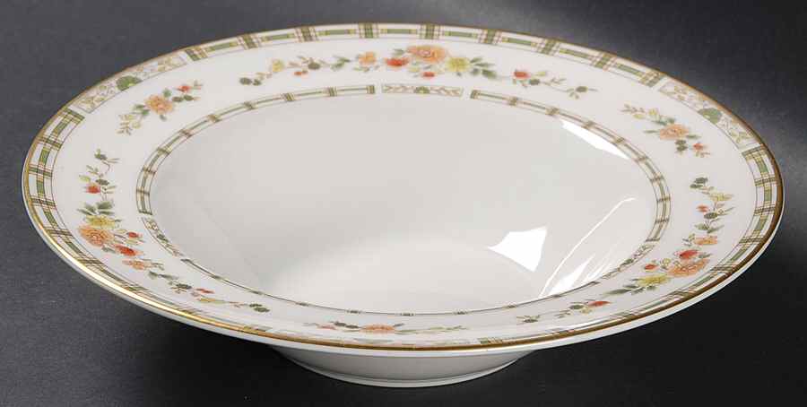Mosaic Garden Rim Soup Bowl by Royal Doulton-1