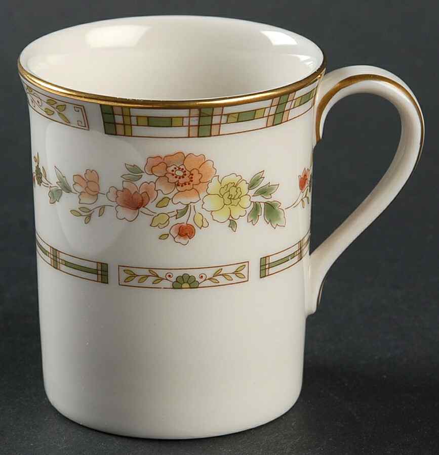 Mosaic Garden Flat Demitasse Cup by Royal Doulton-1