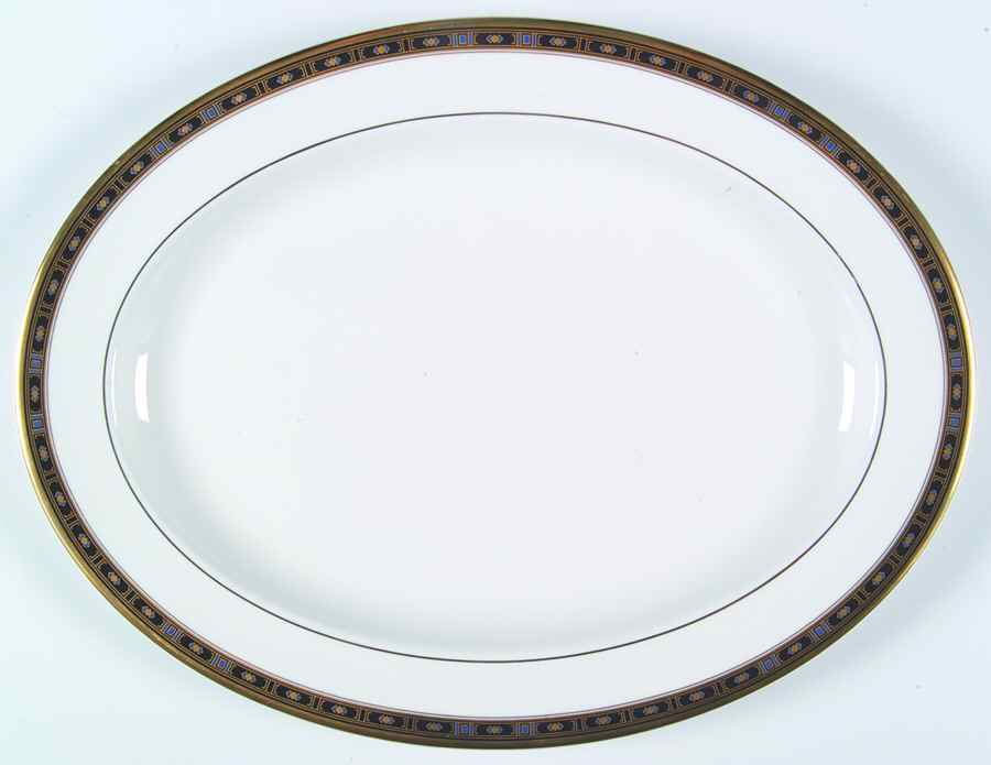 Monaco 16" Oval Serving Platter by Royal Doulton-1