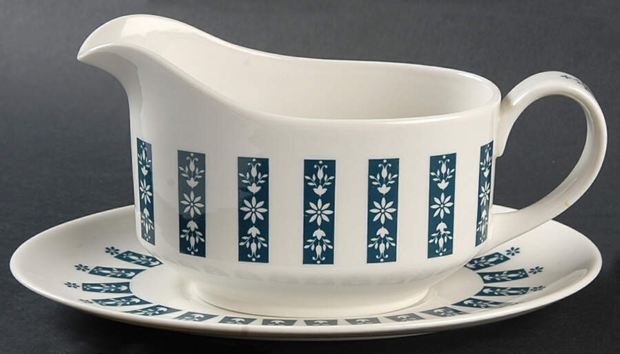 Moonstone Gravy Boat & Underplate by Royal Doulton-1