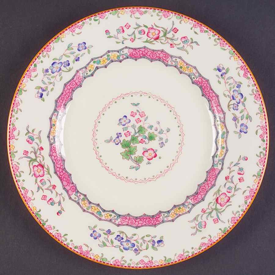 Morella Pink Dinner Plate by Royal Doulton-1