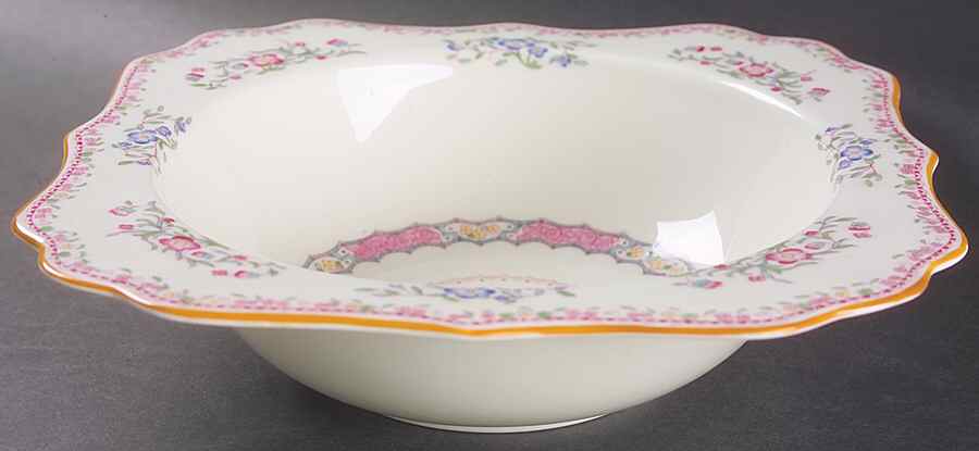 Morella Pink 9" Square Vegetable Bowl by Royal Doulton-1