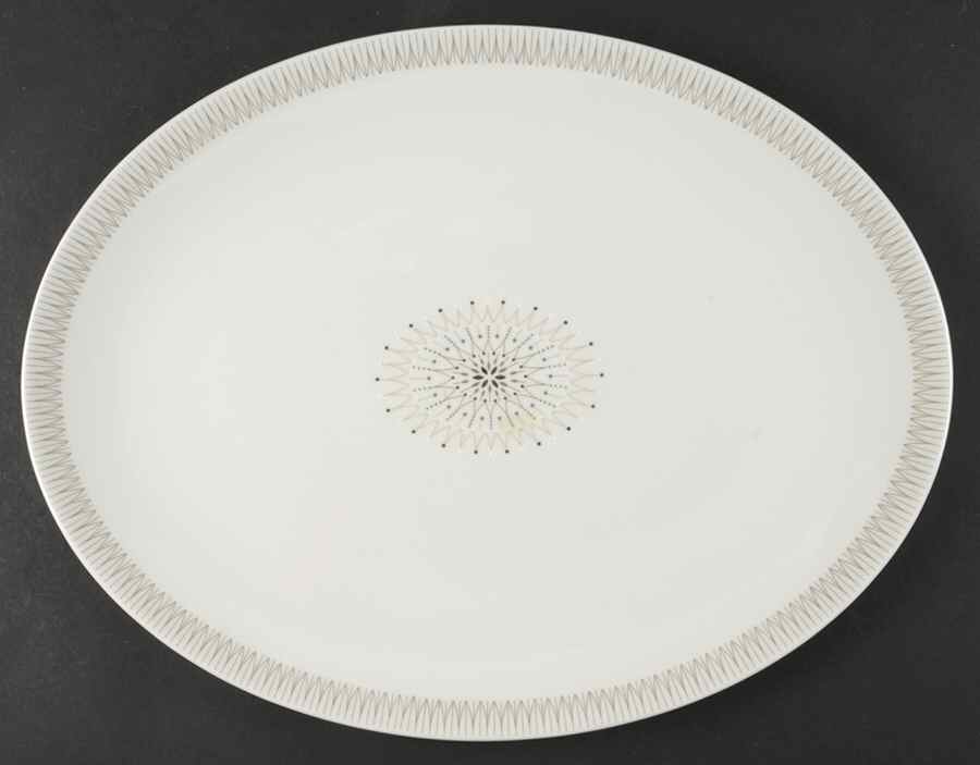 Morning Star 16" Oval Serving Platter by Royal Doulton-1