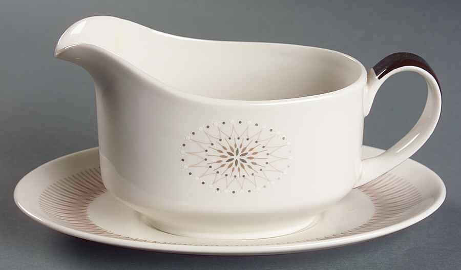Morning Star Gravy Boat & Underplate by Royal Doulton-1