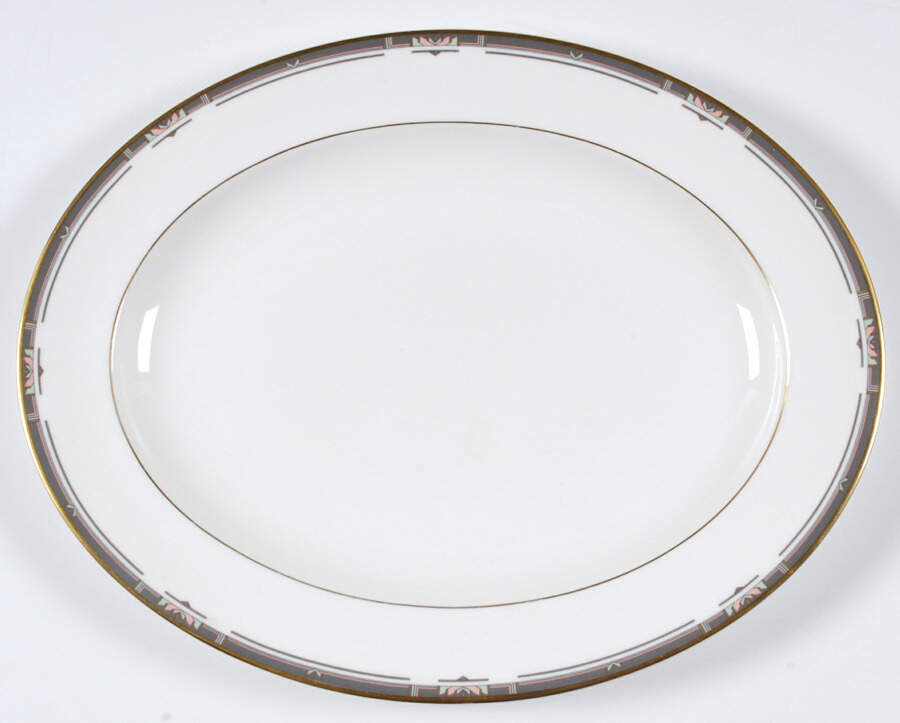 Musicale 13" Oval Serving Platter by Royal Doulton-1