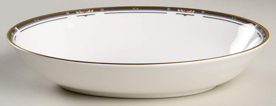 Musicale 9" Oval Vegetable Bowl by Royal Doulton-1