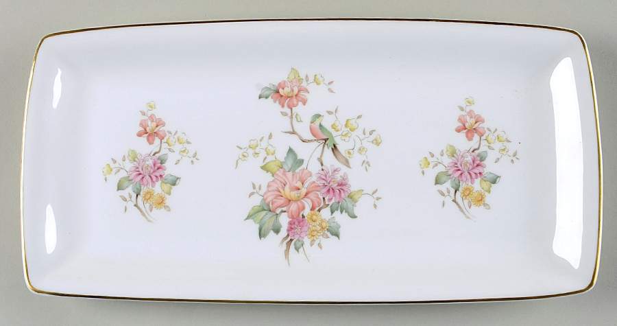 Mystic Dawn Pink Large Sandwich Tray by Royal Doulton-1