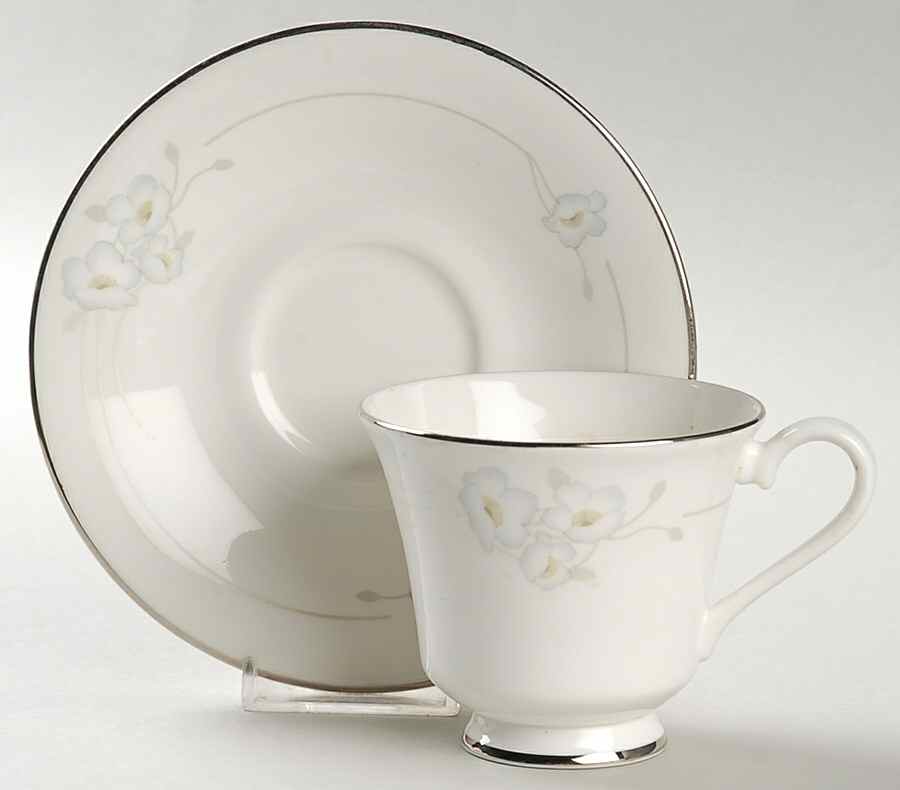 Mystique Footed Cup & Saucer Set by Royal Doulton-1