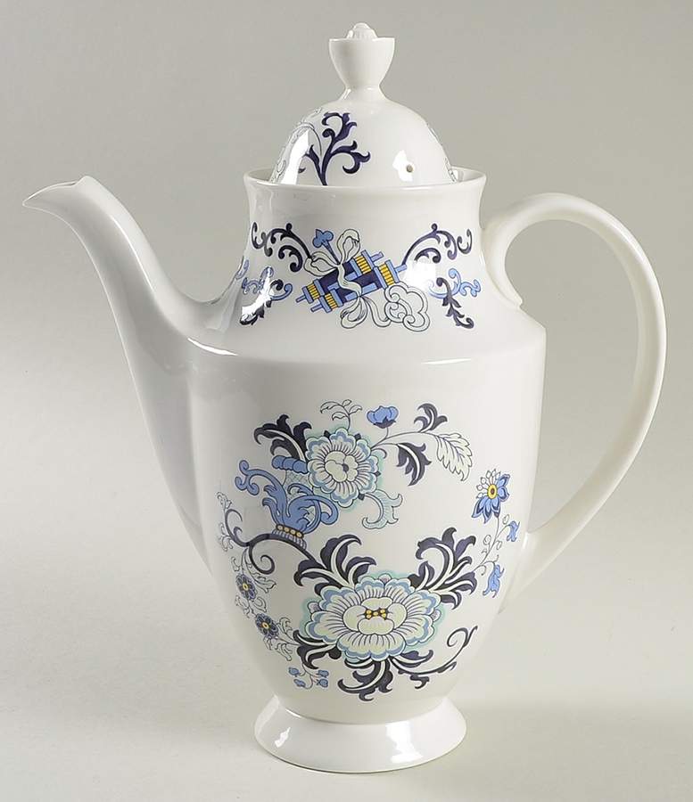 Nankin Coffee Pot & Lid by Royal Doulton-1