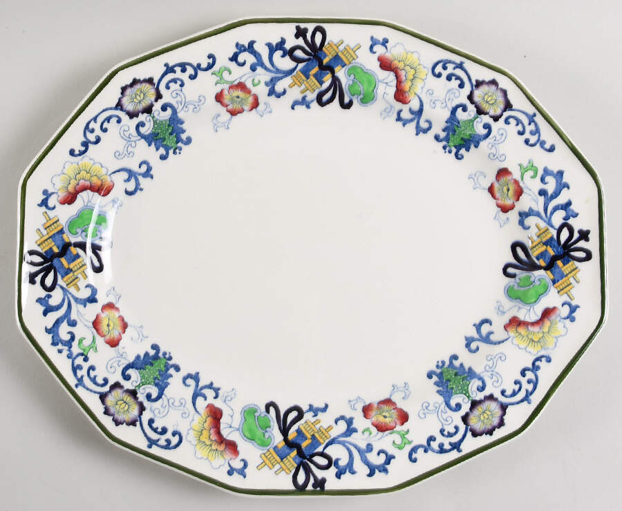 Nankin 14" Oval Serving Platter by Royal Doulton-1