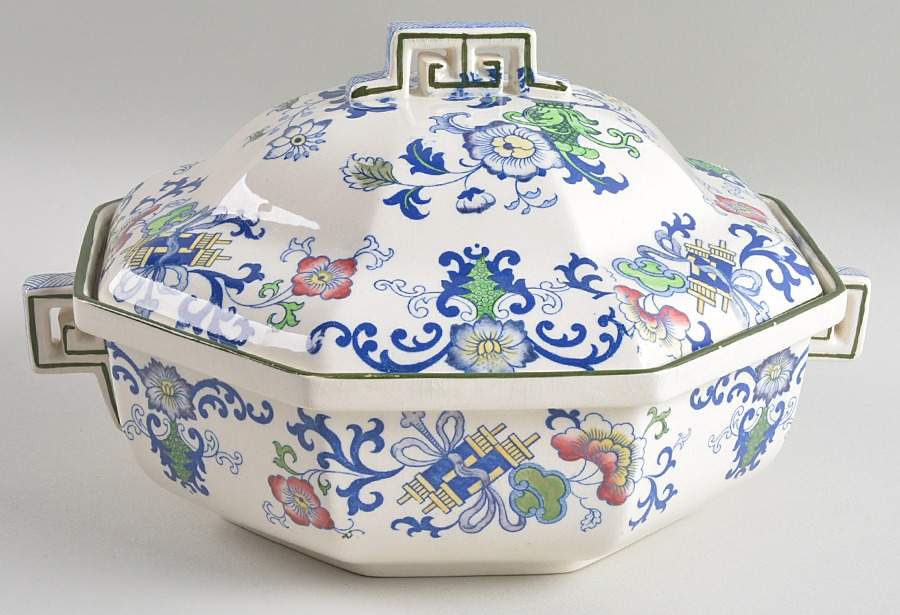 Nankin Round Covered Vegetable by Royal Doulton-1