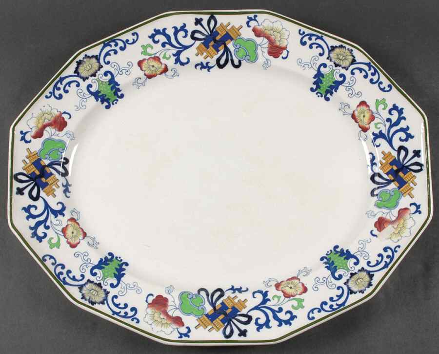 Nankin 18" Oval Serving Platter by Royal Doulton-1