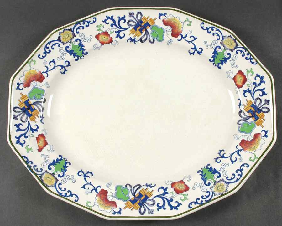 Nankin 16" Oval Serving Platter by Royal Doulton-1
