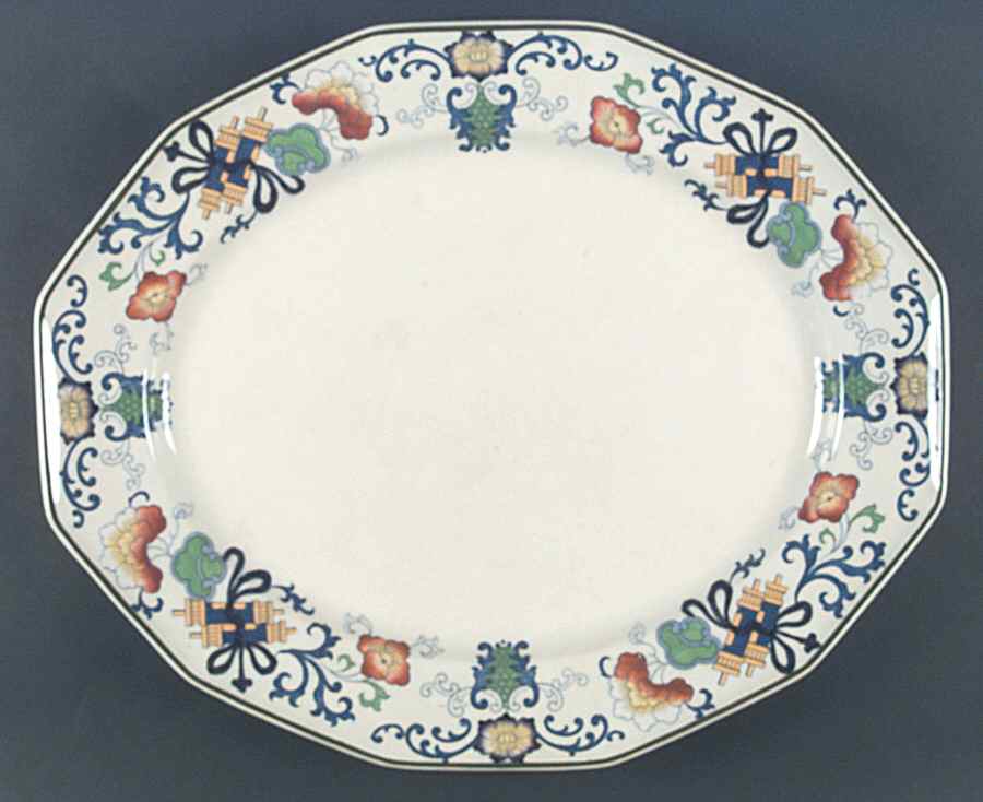 Nankin 10" Oval Serving Platter by Royal Doulton-1