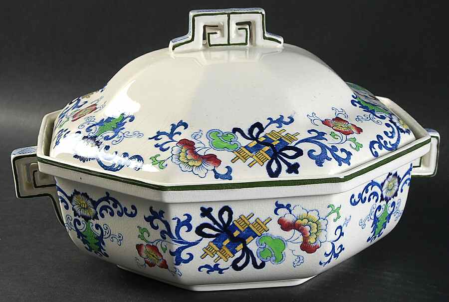 Nankin Round Covered Vegetable by Royal Doulton-1