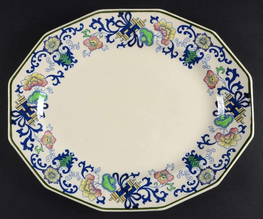 Nankin 13" Oval Serving Platter by Royal Doulton-1