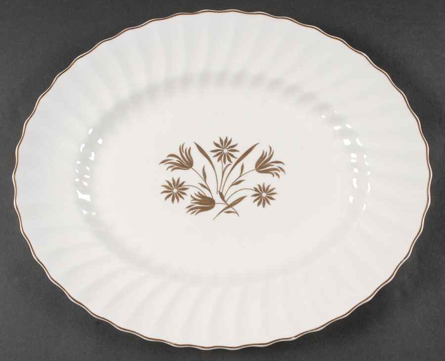 Napier 14" Oval Serving Platter by Royal Doulton-1
