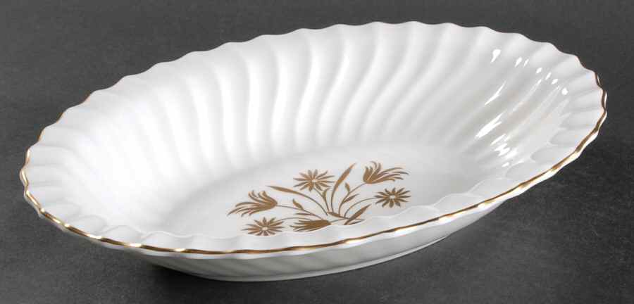 Napier 10" Oval Vegetable Bowl by Royal Doulton-1