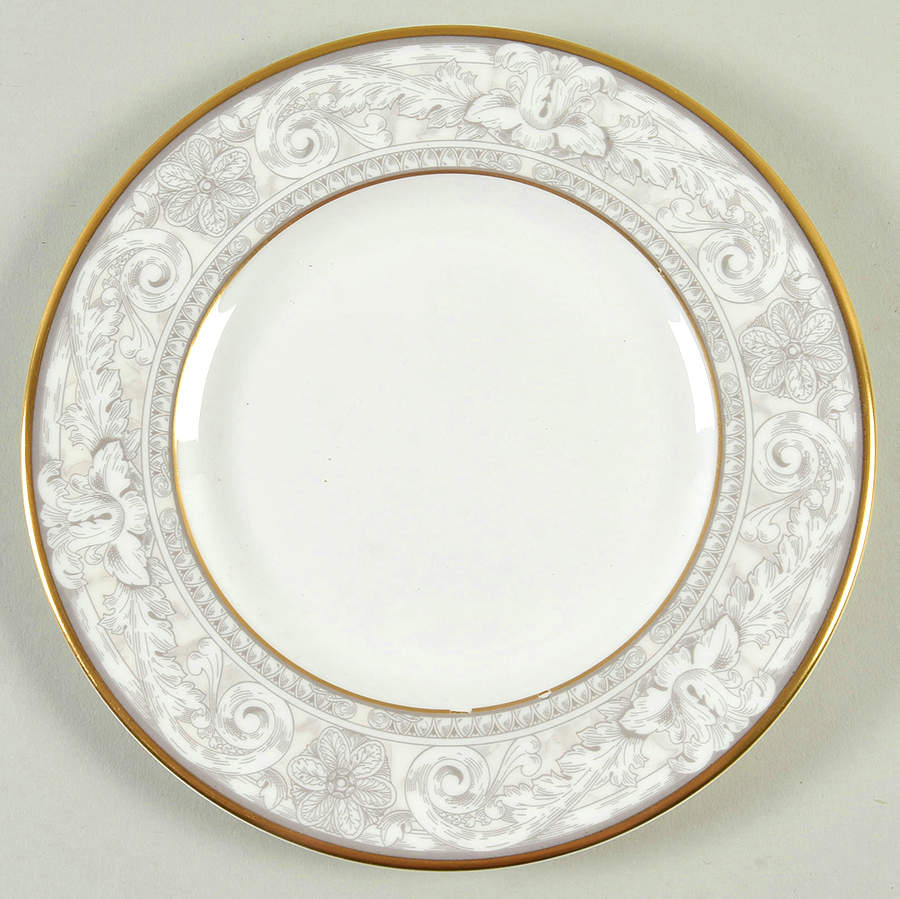 Naples (Gold Trim) Salad Plate by Royal Doulton-1