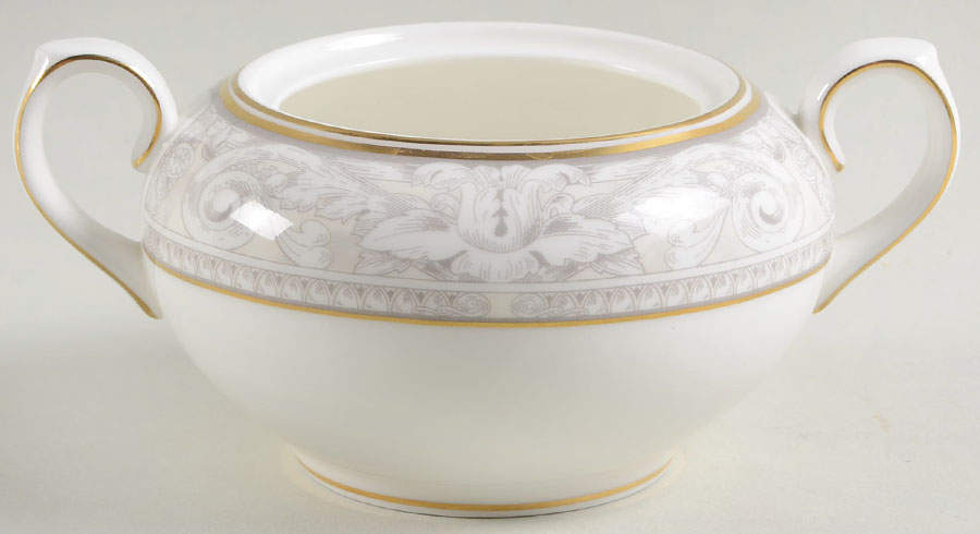 Naples (Gold Trim) Sugar Bowl No Lid by Royal Doulton-1