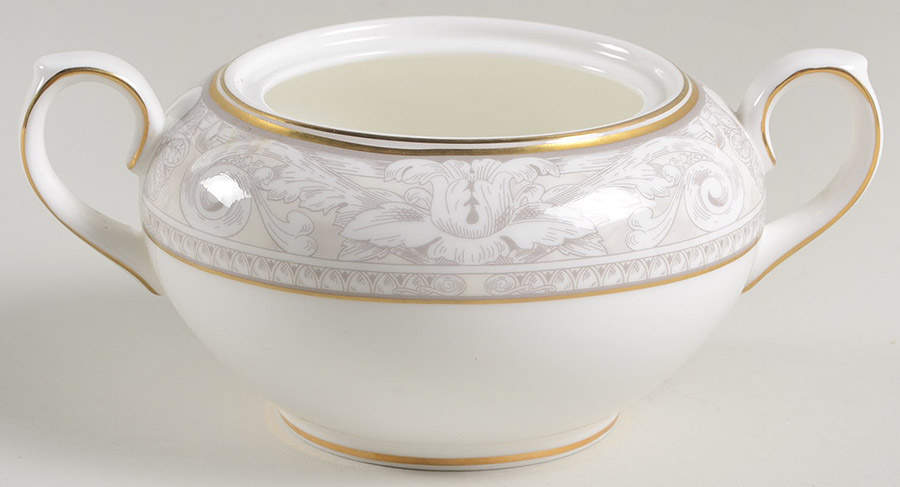 Naples (Gold Trim) Sugar Bowl No Lid by Royal Doulton-1