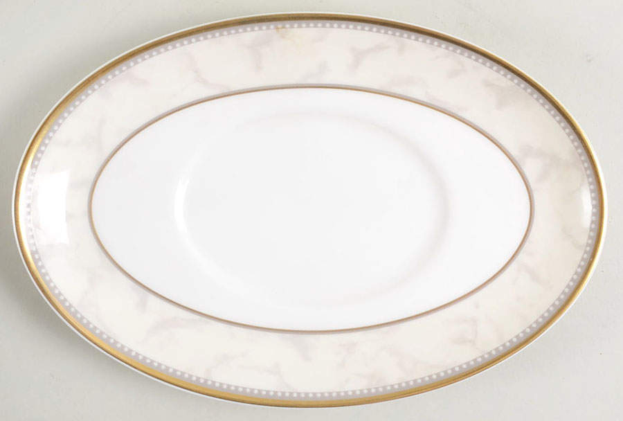 Naples (Gold Trim) Underplate for Gravy Boat by Royal Doulton-1