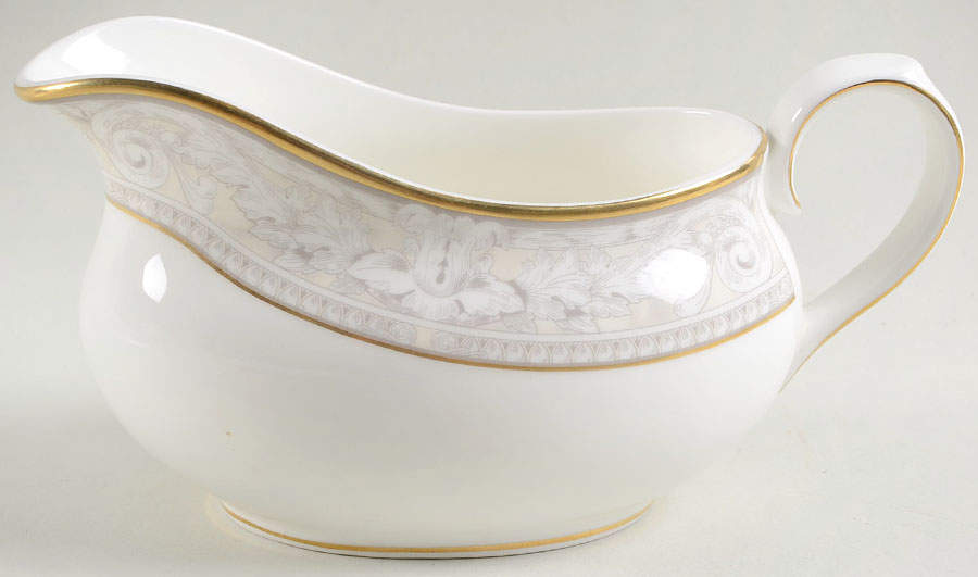 Naples (Gold Trim) Gravy Boat by Royal Doulton-1
