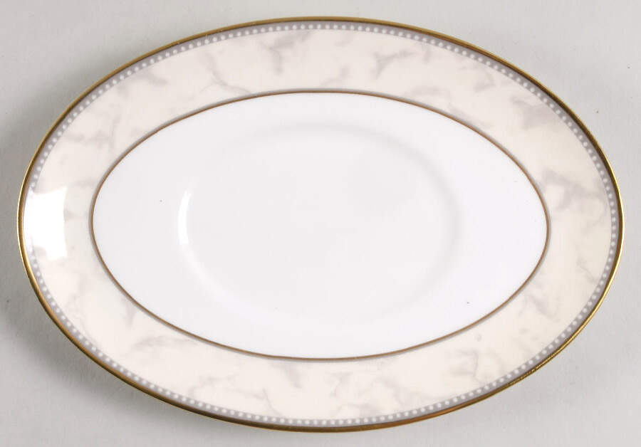 Naples (Gold Trim) Underplate for Gravy Boat by Royal Doulton-1