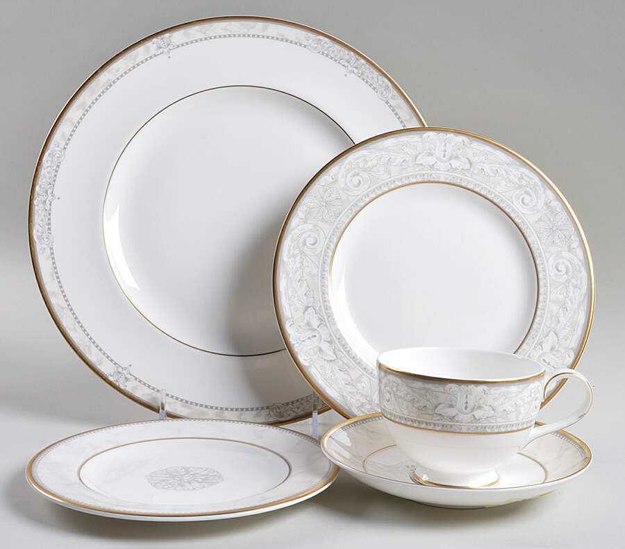 Naples (Gold Trim) 40 Piece Estate Set by Royal Doulton-1