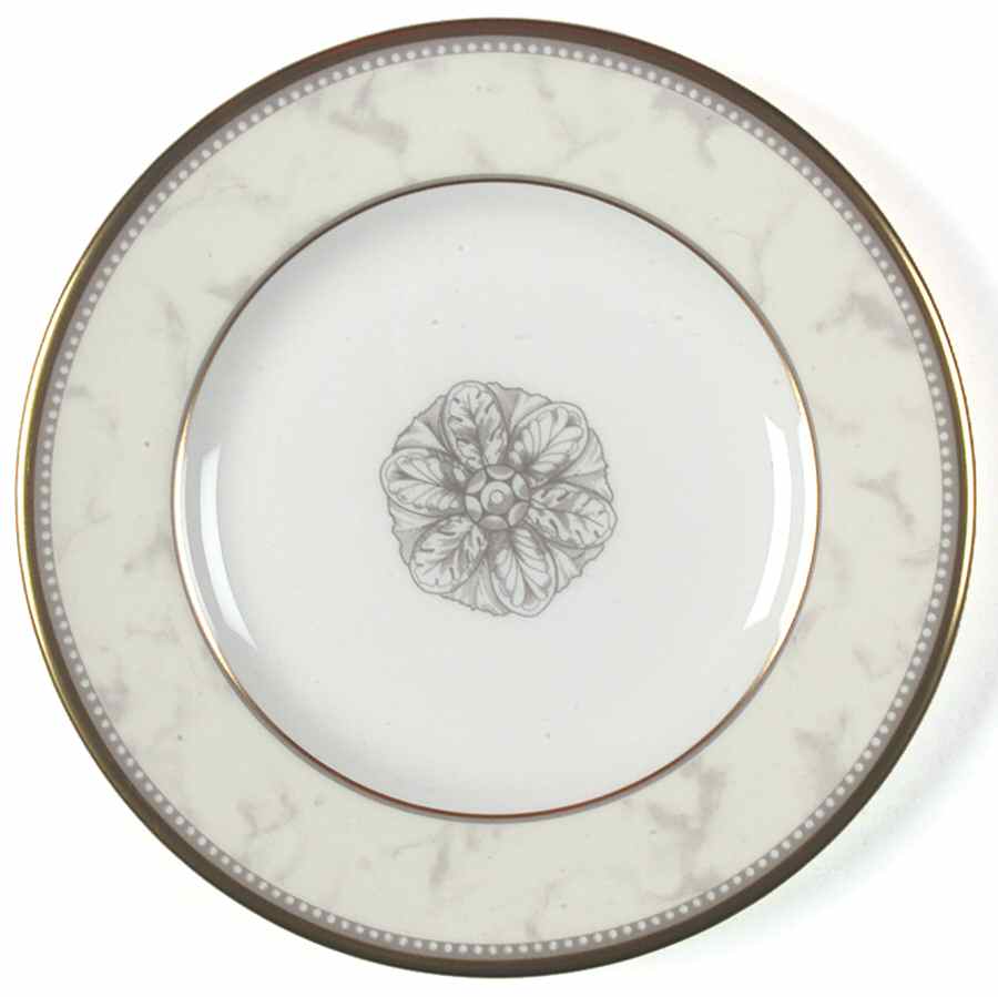 Naples (Gold Trim) Bread & Butter Plate by Royal Doulton-1