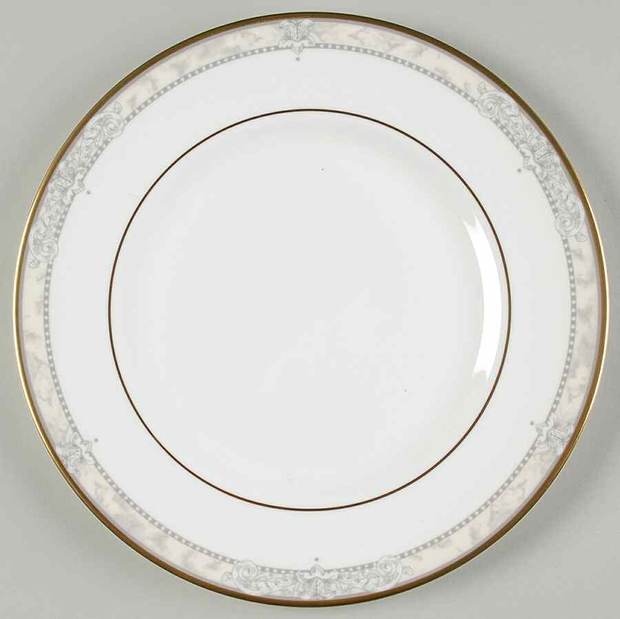 Naples (Gold Trim) Luncheon Plate by Royal Doulton-1
